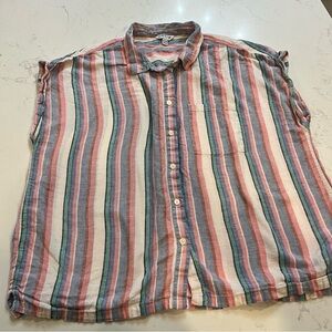 Orvis Multicolor Striped Casual Shirt